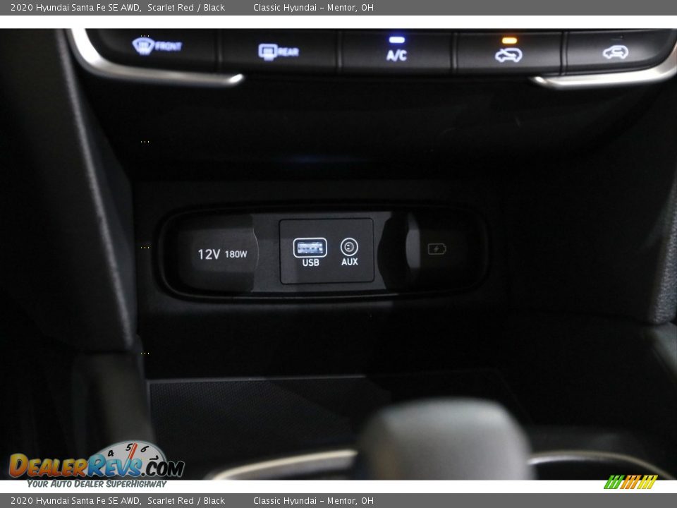 2020 Hyundai Santa Fe SE AWD Scarlet Red / Black Photo #12