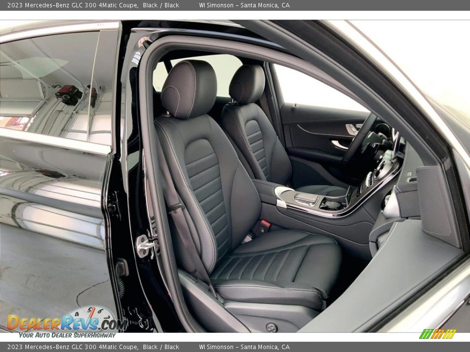 Black Interior - 2023 Mercedes-Benz GLC 300 4Matic Coupe Photo #5