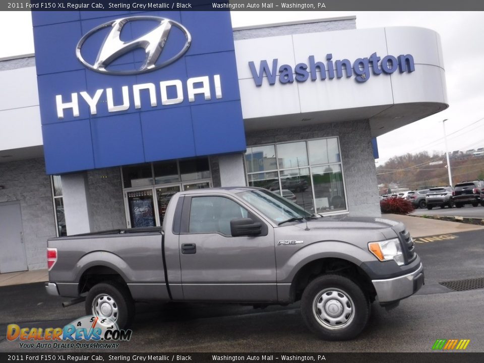 2011 Ford F150 XL Regular Cab Sterling Grey Metallic / Black Photo #2