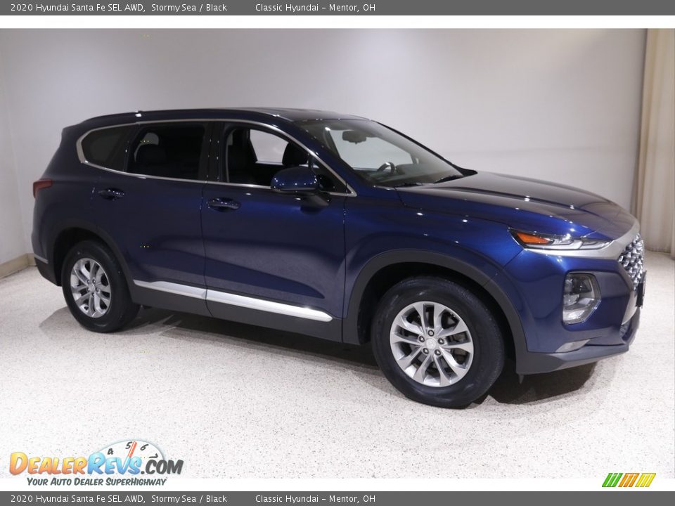 2020 Hyundai Santa Fe SEL AWD Stormy Sea / Black Photo #1