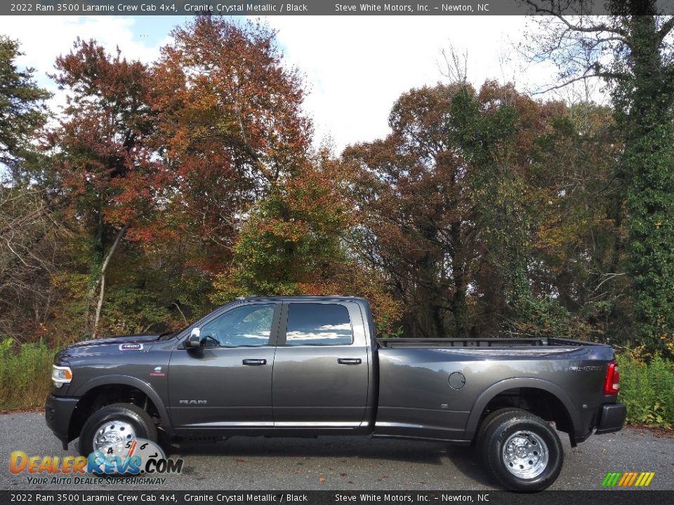 2022 Ram 3500 Laramie Crew Cab 4x4 Granite Crystal Metallic / Black Photo #1