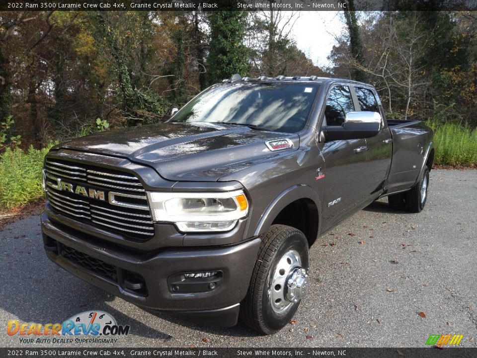 2022 Ram 3500 Laramie Crew Cab 4x4 Granite Crystal Metallic / Black Photo #2