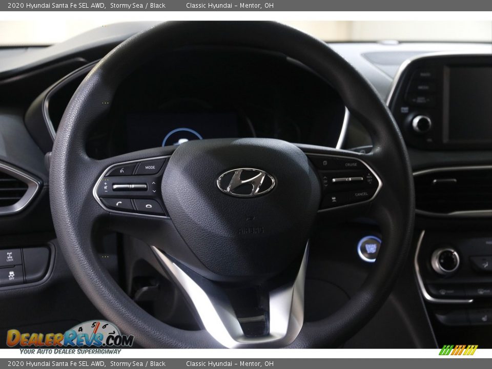 2020 Hyundai Santa Fe SEL AWD Stormy Sea / Black Photo #7
