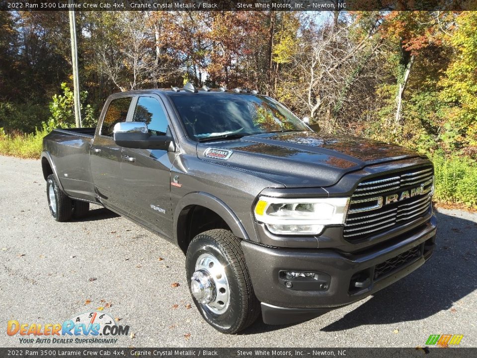 2022 Ram 3500 Laramie Crew Cab 4x4 Granite Crystal Metallic / Black Photo #4