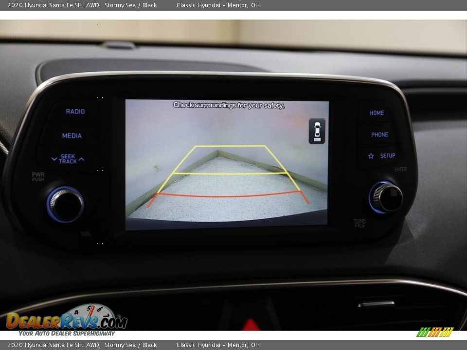 2020 Hyundai Santa Fe SEL AWD Stormy Sea / Black Photo #11