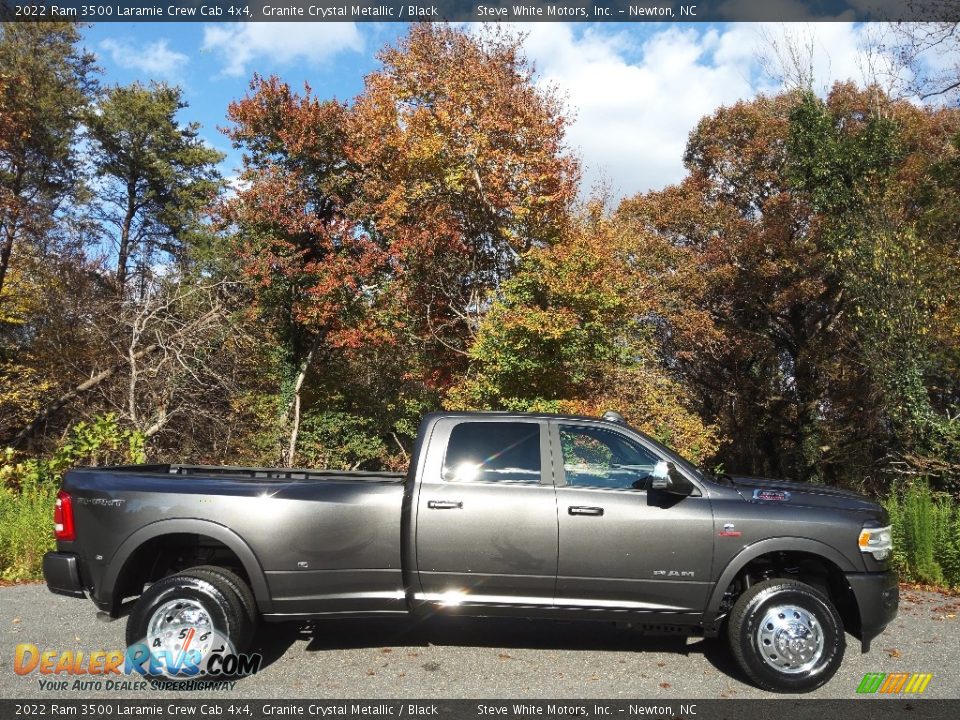 2022 Ram 3500 Laramie Crew Cab 4x4 Granite Crystal Metallic / Black Photo #5