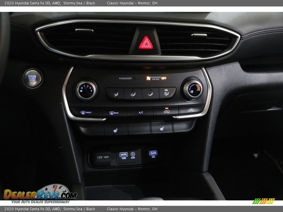 2020 Hyundai Santa Fe SEL AWD Stormy Sea / Black Photo #12
