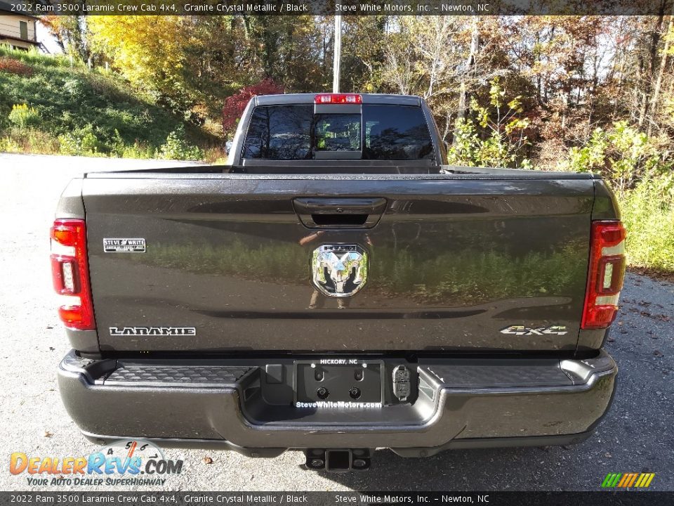 2022 Ram 3500 Laramie Crew Cab 4x4 Granite Crystal Metallic / Black Photo #7