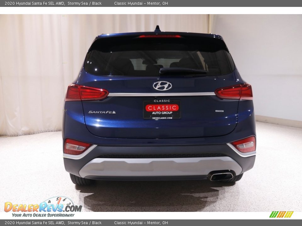 2020 Hyundai Santa Fe SEL AWD Stormy Sea / Black Photo #17