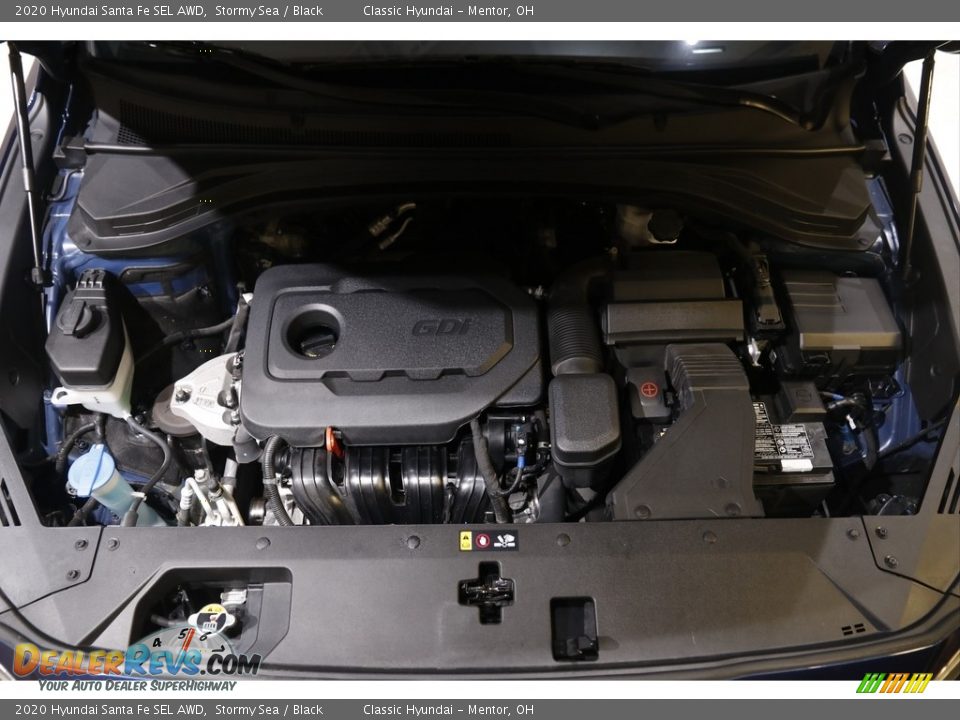 2020 Hyundai Santa Fe SEL AWD Stormy Sea / Black Photo #18