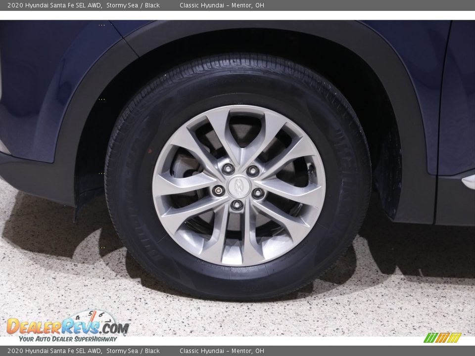 2020 Hyundai Santa Fe SEL AWD Stormy Sea / Black Photo #19