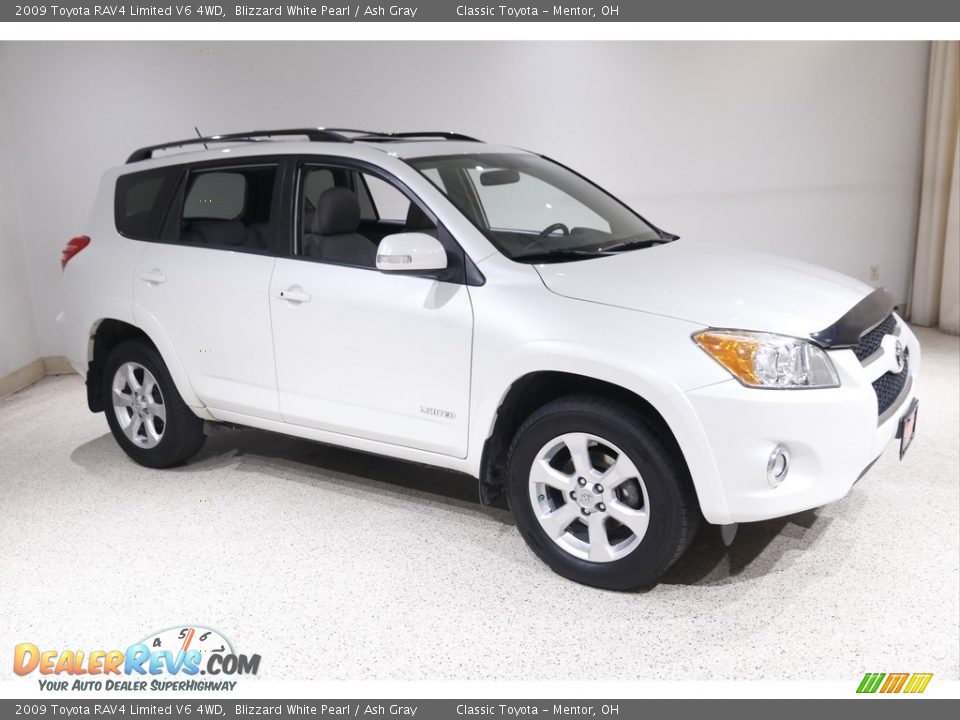 2009 Toyota RAV4 Limited V6 4WD Blizzard White Pearl / Ash Gray Photo #1