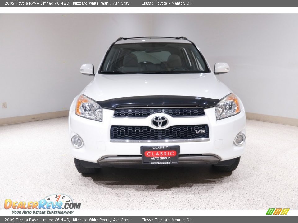 2009 Toyota RAV4 Limited V6 4WD Blizzard White Pearl / Ash Gray Photo #2