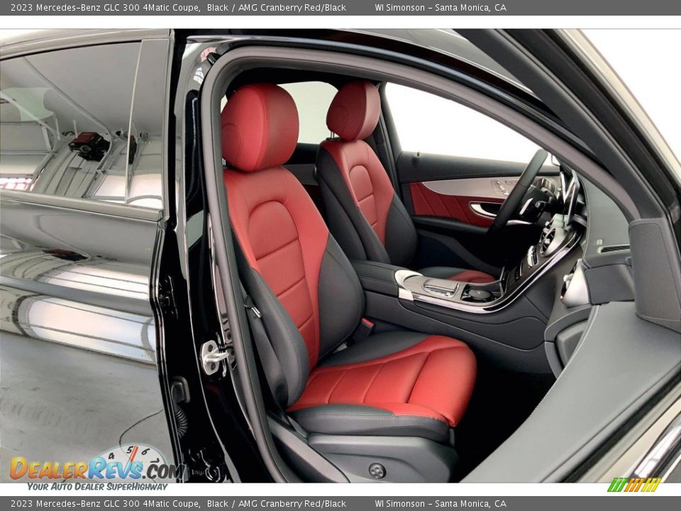 AMG Cranberry Red/Black Interior - 2023 Mercedes-Benz GLC 300 4Matic Coupe Photo #5