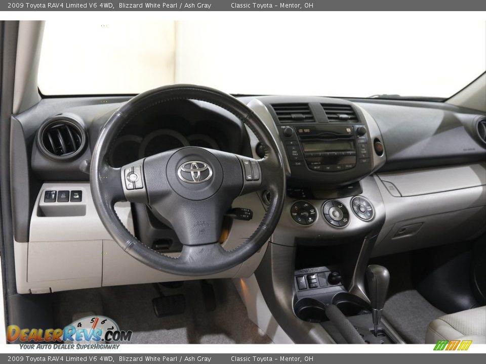 2009 Toyota RAV4 Limited V6 4WD Blizzard White Pearl / Ash Gray Photo #6