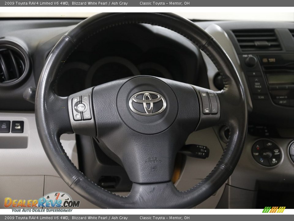 2009 Toyota RAV4 Limited V6 4WD Blizzard White Pearl / Ash Gray Photo #7
