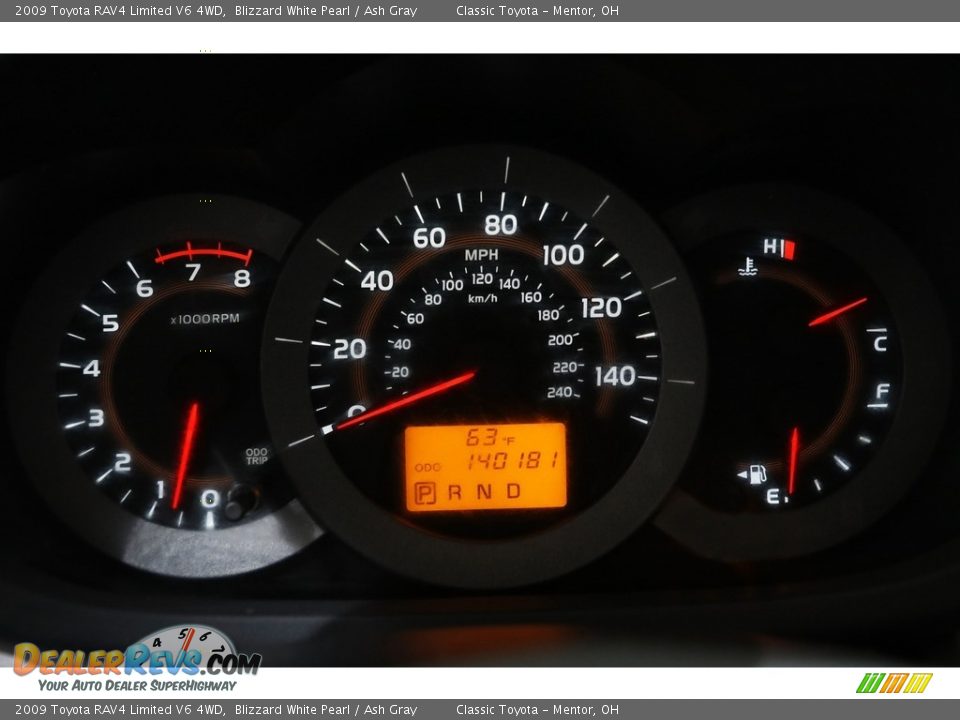 2009 Toyota RAV4 Limited V6 4WD Blizzard White Pearl / Ash Gray Photo #8