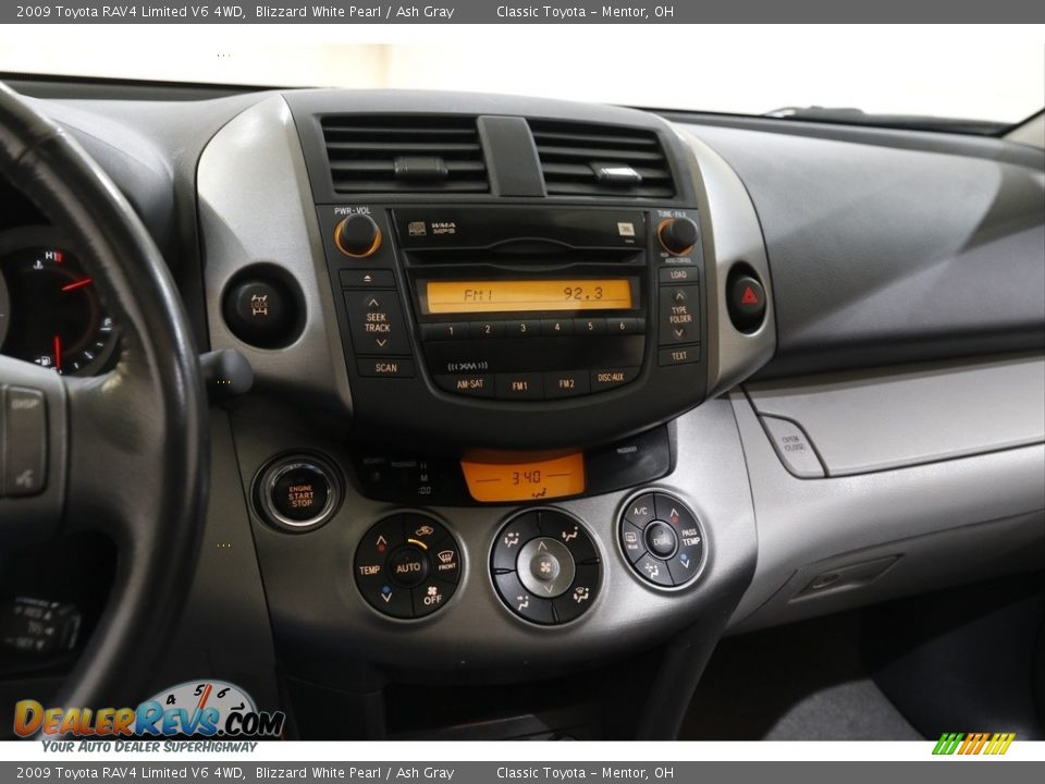 2009 Toyota RAV4 Limited V6 4WD Blizzard White Pearl / Ash Gray Photo #9