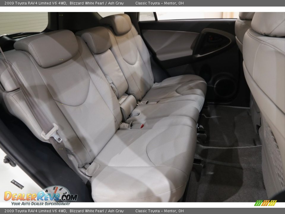 2009 Toyota RAV4 Limited V6 4WD Blizzard White Pearl / Ash Gray Photo #13