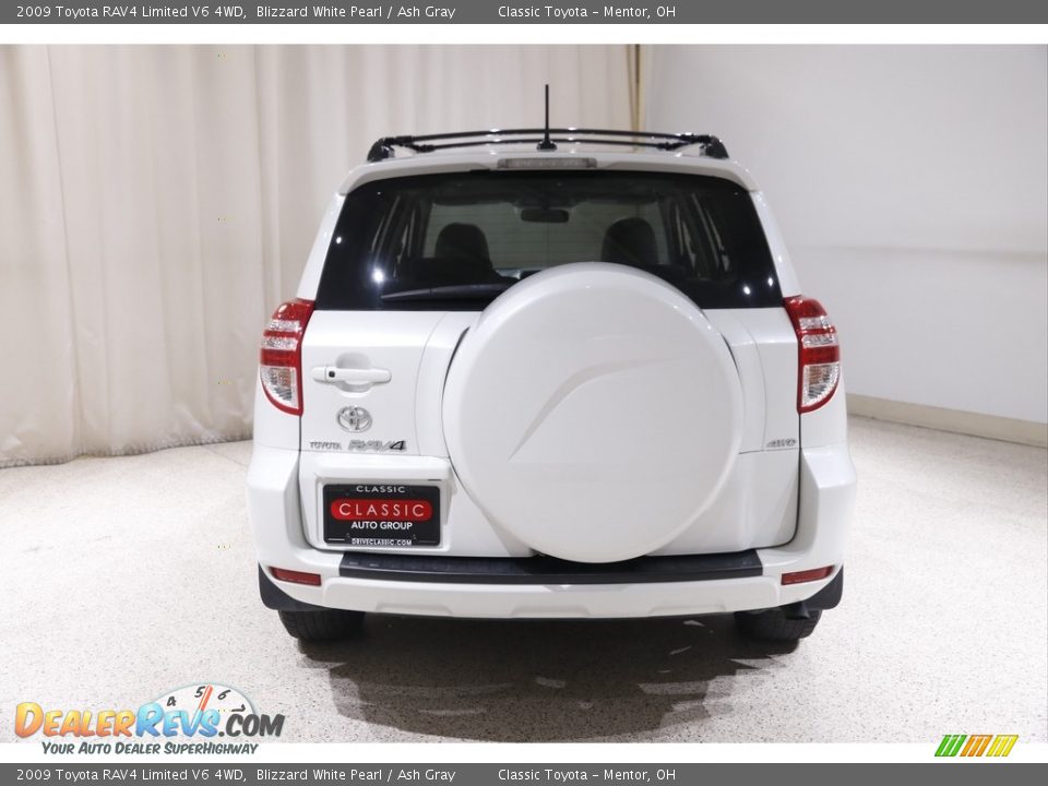 2009 Toyota RAV4 Limited V6 4WD Blizzard White Pearl / Ash Gray Photo #15
