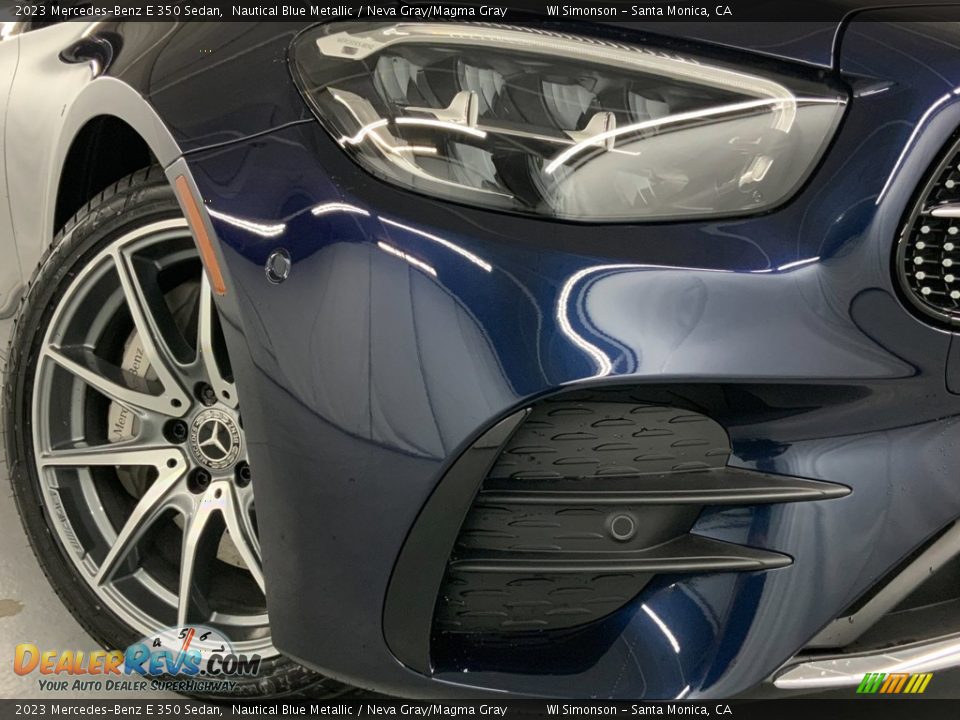 2023 Mercedes-Benz E 350 Sedan Nautical Blue Metallic / Neva Gray/Magma Gray Photo #3