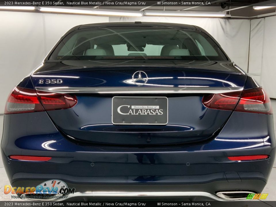 2023 Mercedes-Benz E 350 Sedan Nautical Blue Metallic / Neva Gray/Magma Gray Photo #5