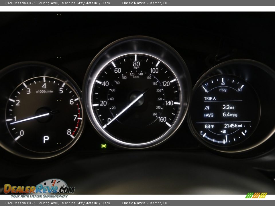 2020 Mazda CX-5 Touring AWD Machine Gray Metallic / Black Photo #8