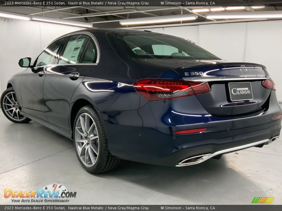 2023 Mercedes-Benz E 350 Sedan Nautical Blue Metallic / Neva Gray/Magma Gray Photo #6