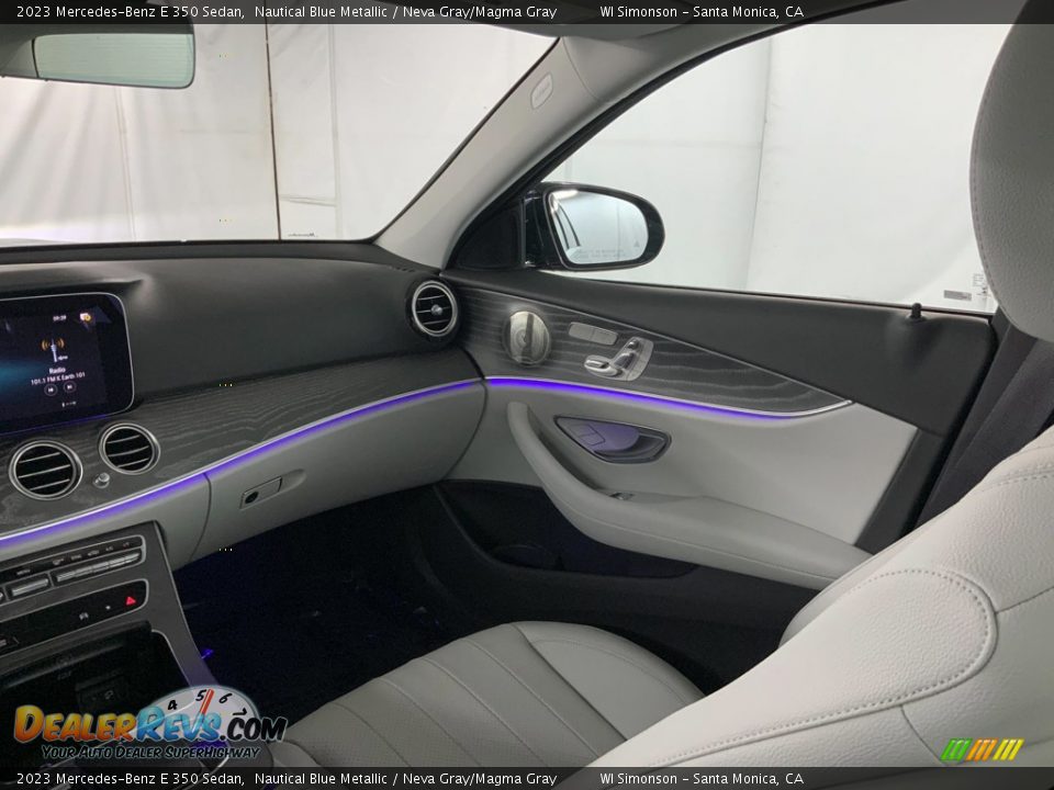 2023 Mercedes-Benz E 350 Sedan Nautical Blue Metallic / Neva Gray/Magma Gray Photo #14