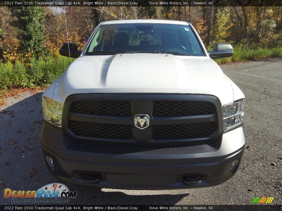 2022 Ram 1500 Tradesman Quad Cab 4x4 Bright White / Black/Diesel Gray Photo #3