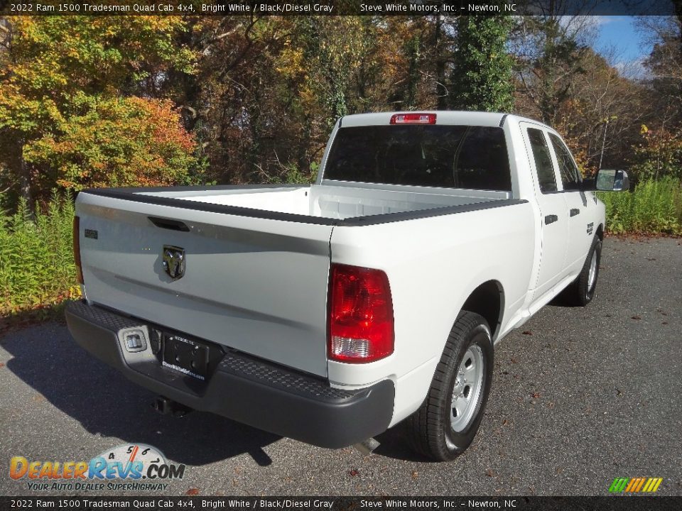 2022 Ram 1500 Tradesman Quad Cab 4x4 Bright White / Black/Diesel Gray Photo #6