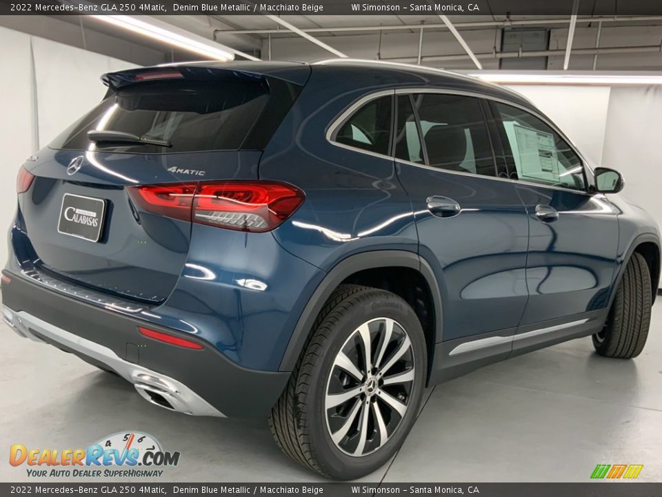 2022 Mercedes-Benz GLA 250 4Matic Denim Blue Metallic / Macchiato Beige Photo #4