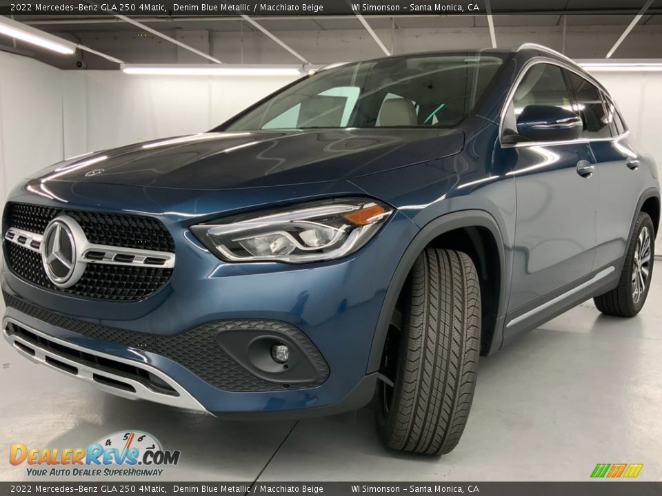 2022 Mercedes-Benz GLA 250 4Matic Denim Blue Metallic / Macchiato Beige Photo #7