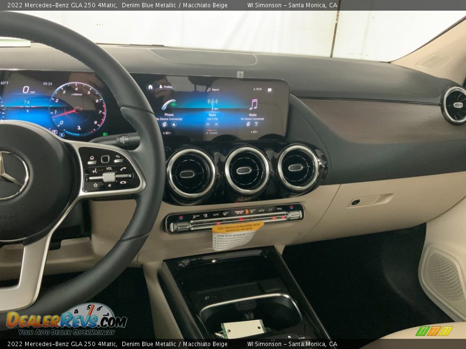 2022 Mercedes-Benz GLA 250 4Matic Denim Blue Metallic / Macchiato Beige Photo #13