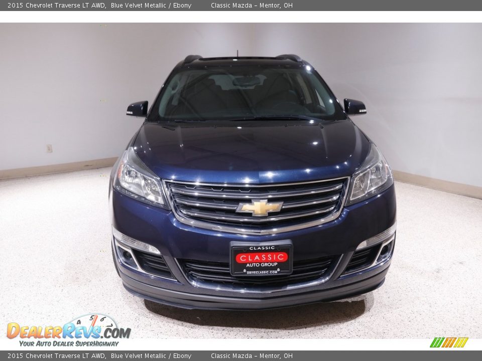 2015 Chevrolet Traverse LT AWD Blue Velvet Metallic / Ebony Photo #2