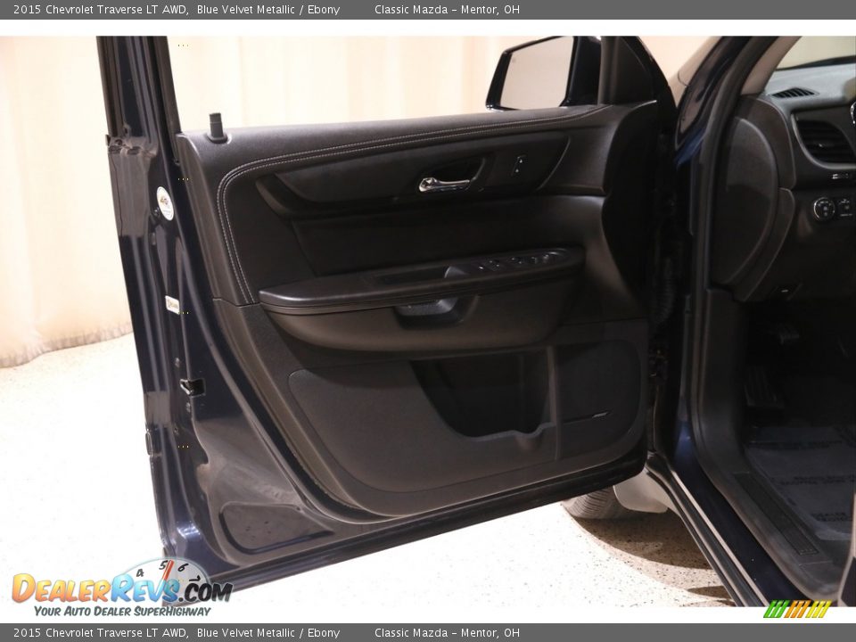2015 Chevrolet Traverse LT AWD Blue Velvet Metallic / Ebony Photo #4