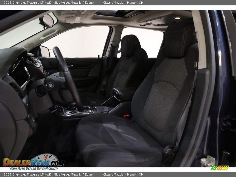 2015 Chevrolet Traverse LT AWD Blue Velvet Metallic / Ebony Photo #5