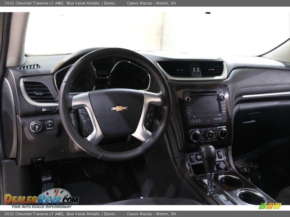 2015 Chevrolet Traverse LT AWD Blue Velvet Metallic / Ebony Photo #6