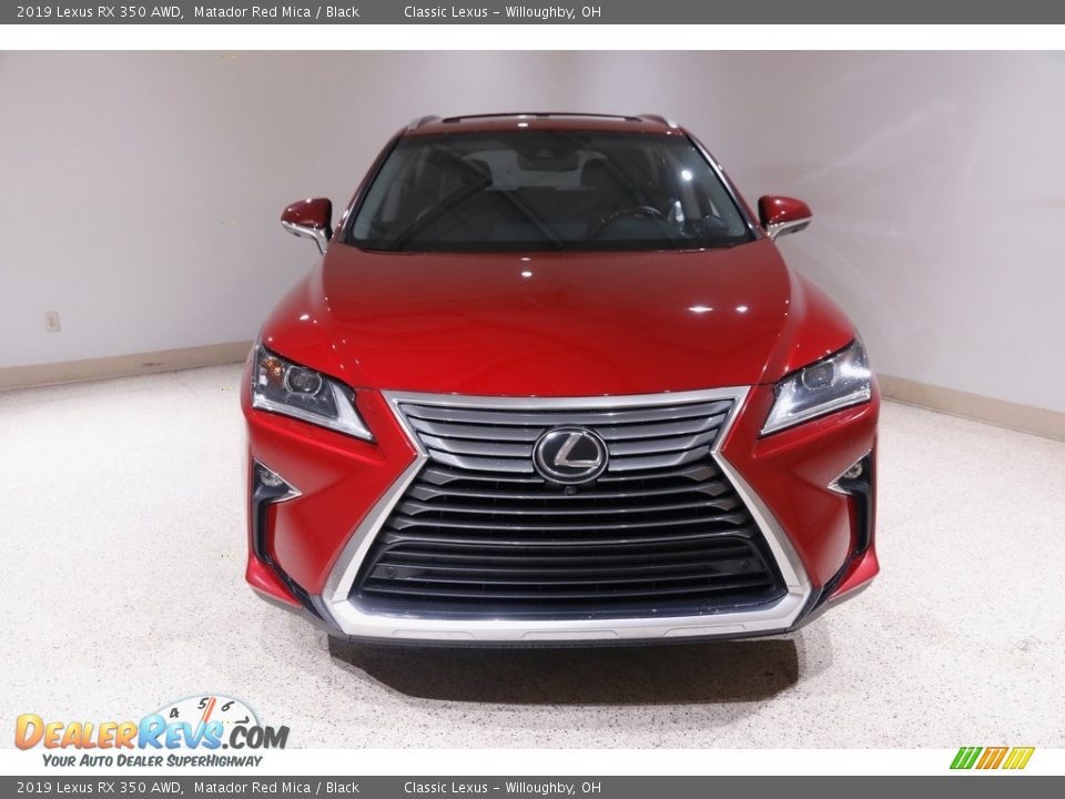 2019 Lexus RX 350 AWD Matador Red Mica / Black Photo #2