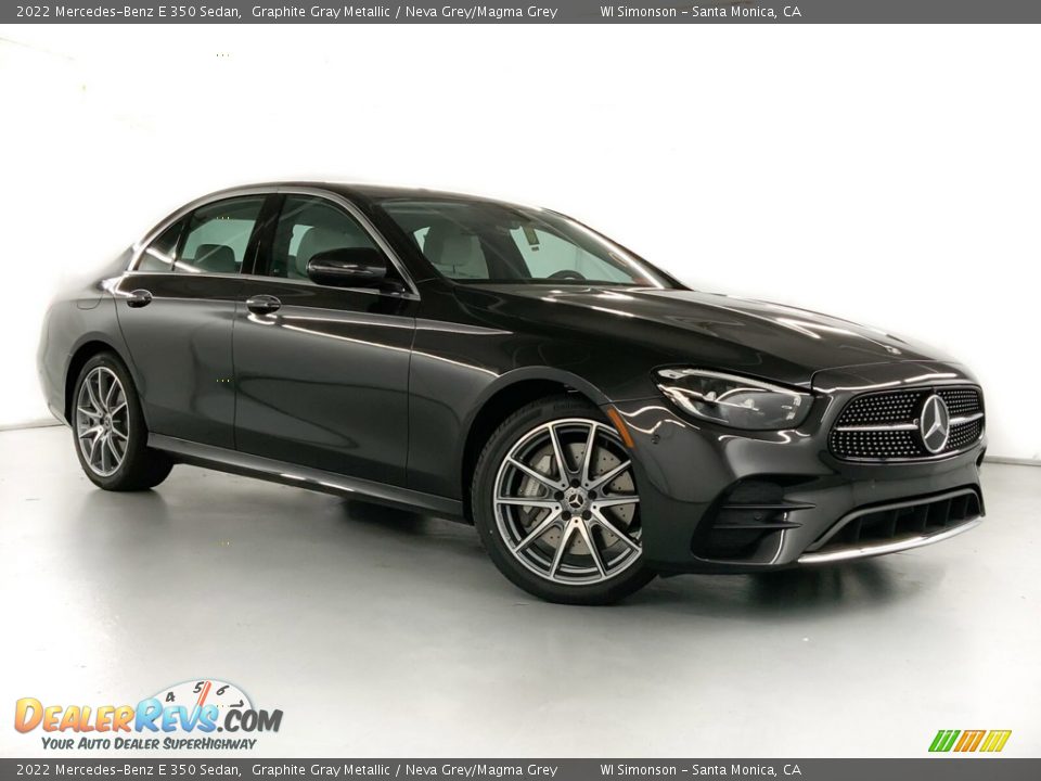 2022 Mercedes-Benz E 350 Sedan Graphite Gray Metallic / Neva Grey/Magma Grey Photo #2