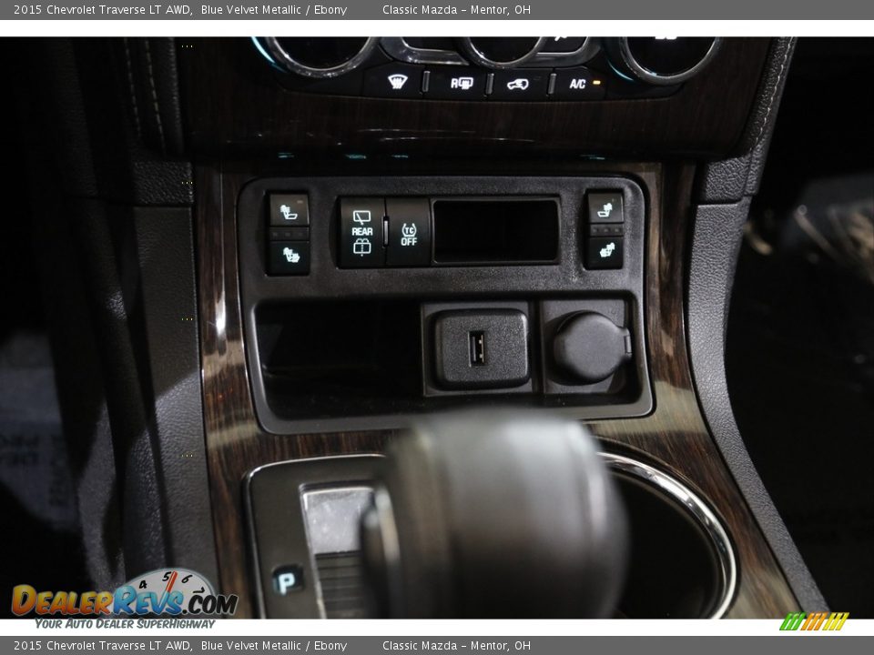2015 Chevrolet Traverse LT AWD Blue Velvet Metallic / Ebony Photo #12