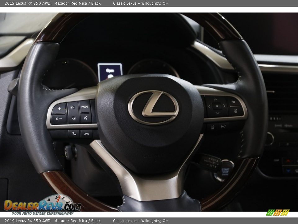 2019 Lexus RX 350 AWD Matador Red Mica / Black Photo #7