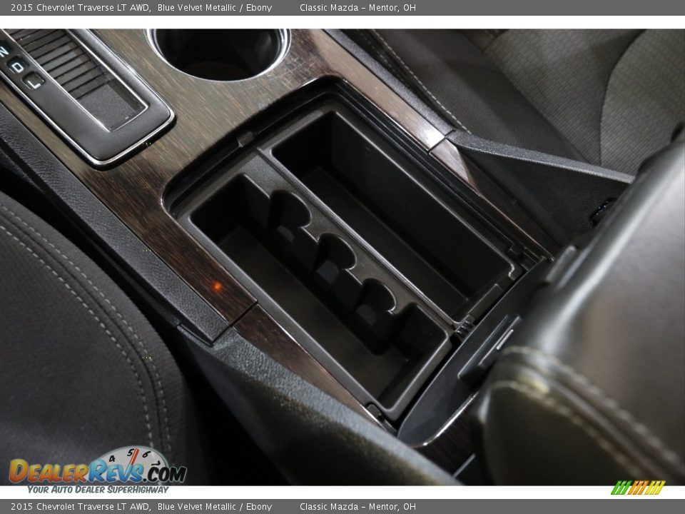 2015 Chevrolet Traverse LT AWD Blue Velvet Metallic / Ebony Photo #14