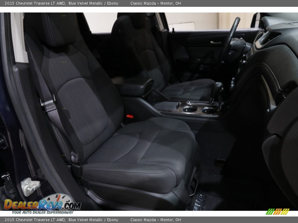 2015 Chevrolet Traverse LT AWD Blue Velvet Metallic / Ebony Photo #15