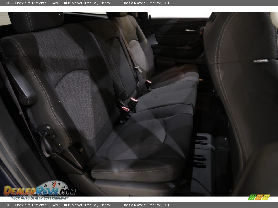 2015 Chevrolet Traverse LT AWD Blue Velvet Metallic / Ebony Photo #16