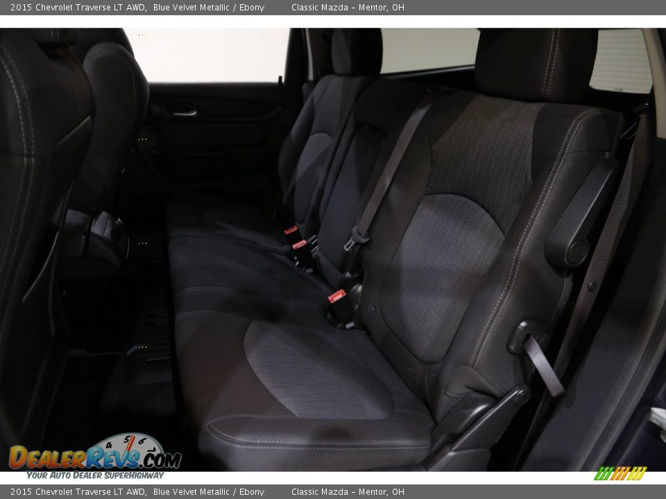 2015 Chevrolet Traverse LT AWD Blue Velvet Metallic / Ebony Photo #17