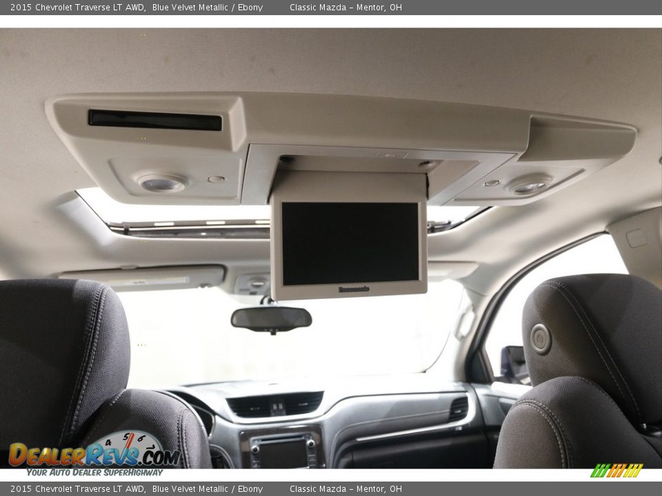 2015 Chevrolet Traverse LT AWD Blue Velvet Metallic / Ebony Photo #19