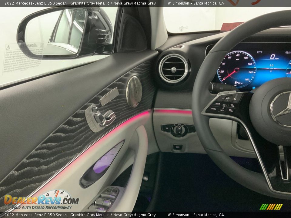 2022 Mercedes-Benz E 350 Sedan Graphite Gray Metallic / Neva Grey/Magma Grey Photo #12
