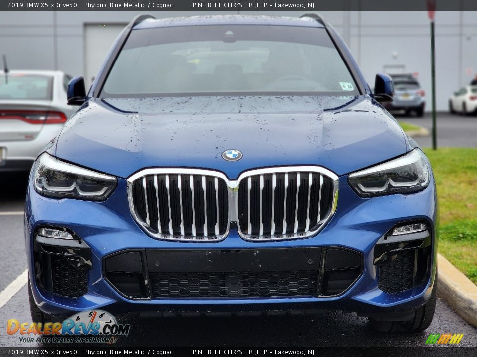 2019 BMW X5 xDrive50i Phytonic Blue Metallic / Cognac Photo #3