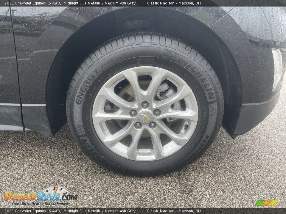2021 Chevrolet Equinox LS AWD Midnight Blue Metallic / Medium Ash Gray Photo #5